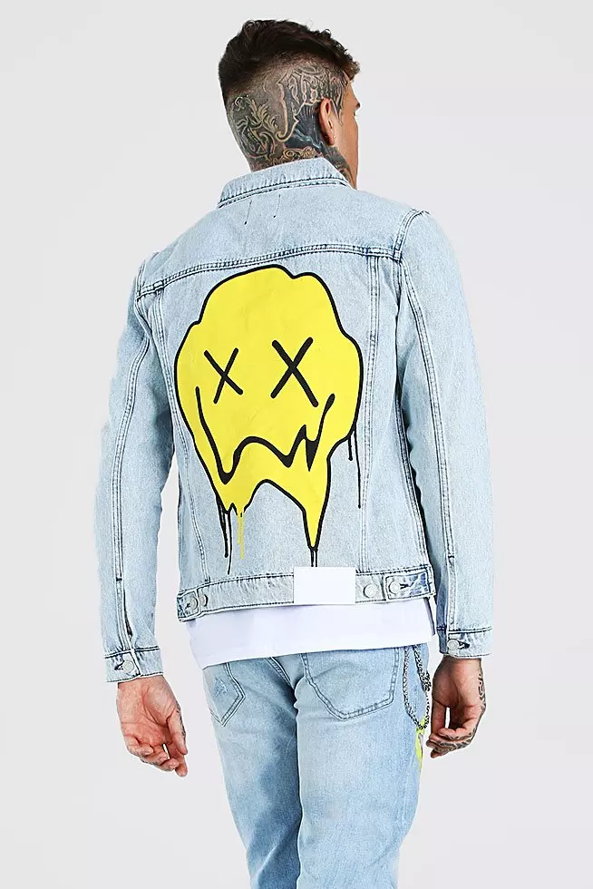 Boohoo yellow denim sales jacket